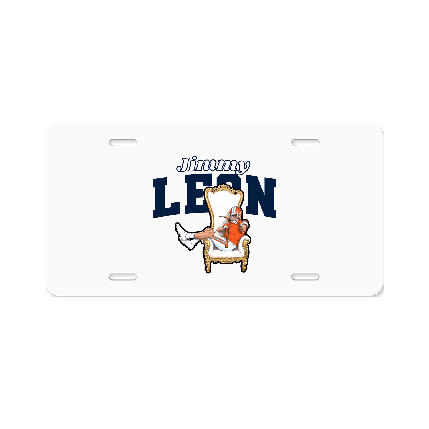 License Plate — Name Arch in Classic