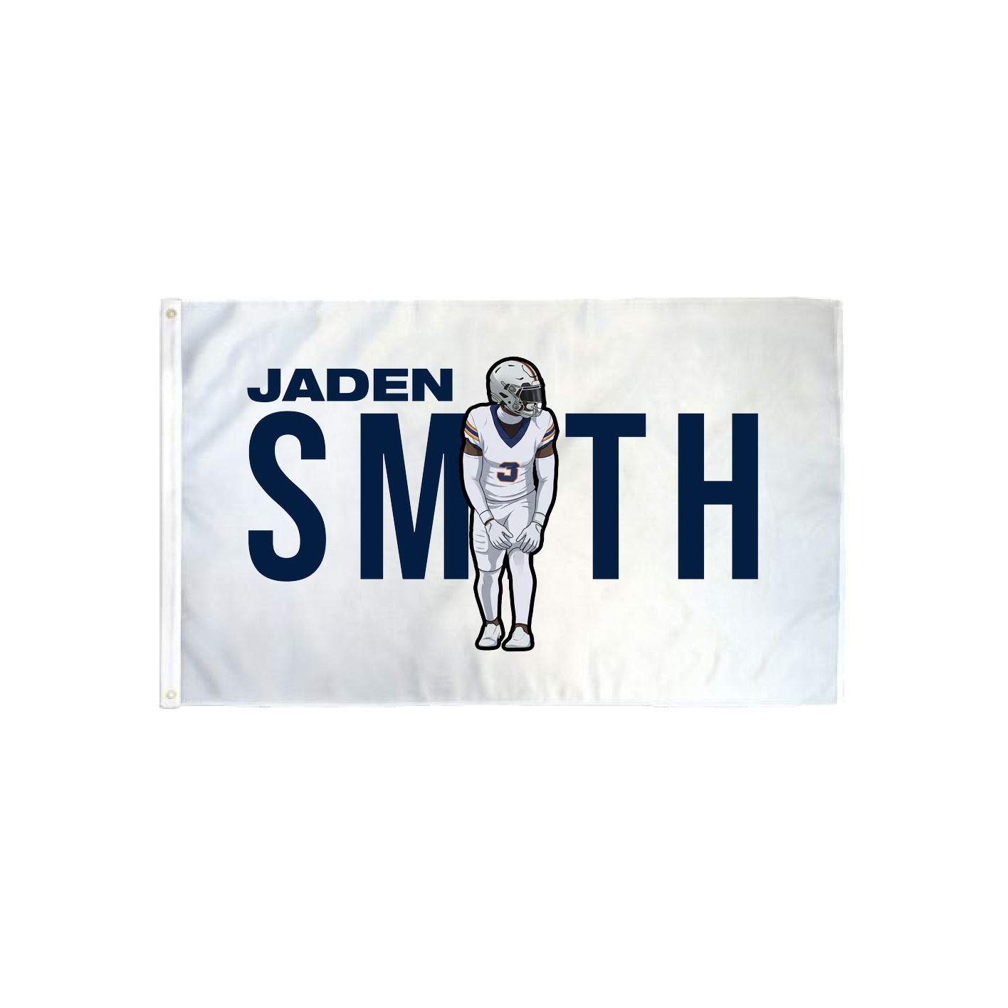 3x5 Flag — Player Name in Classic