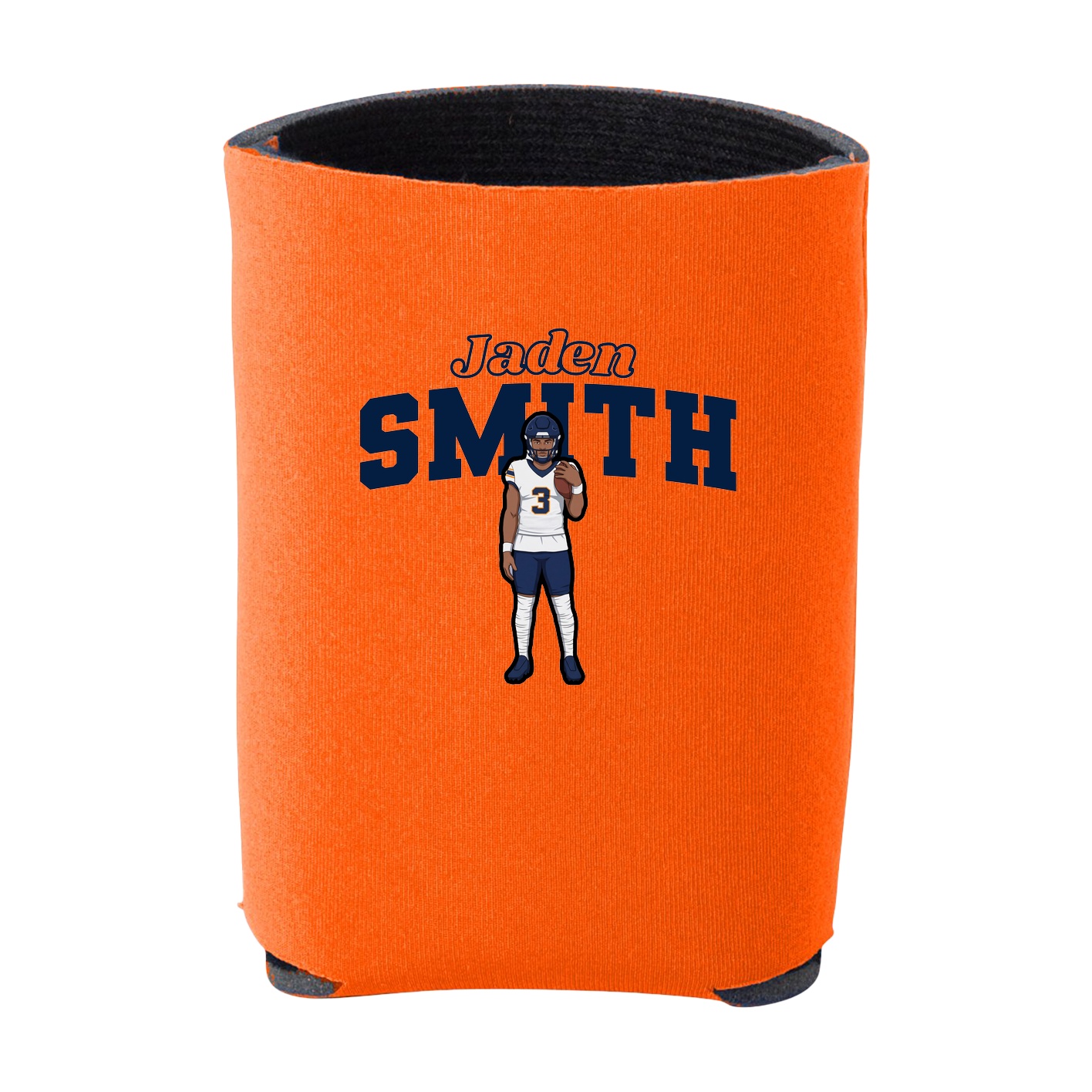 Can Holder — Name Arch in Orange