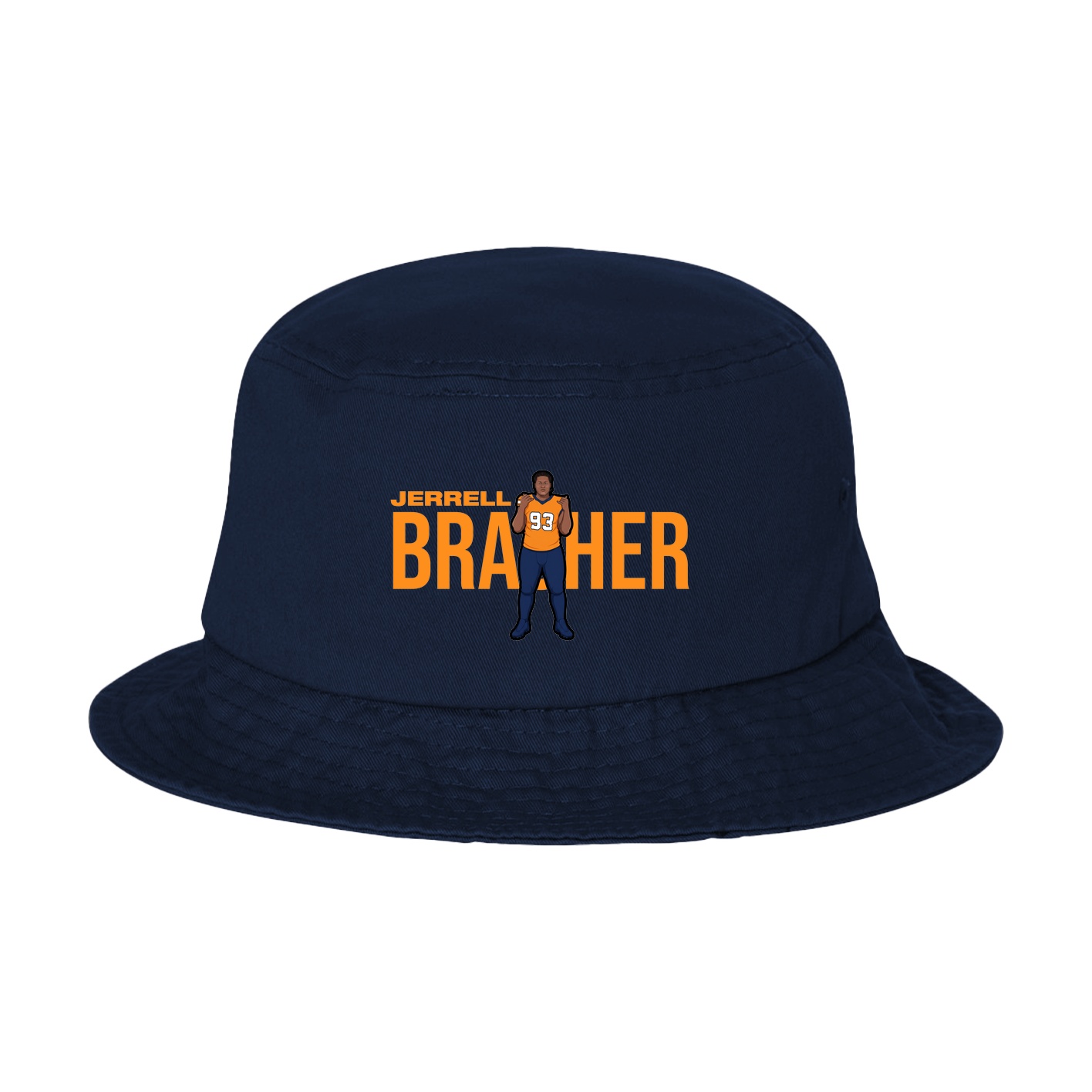 Bucket Cap — Player Name in Navy