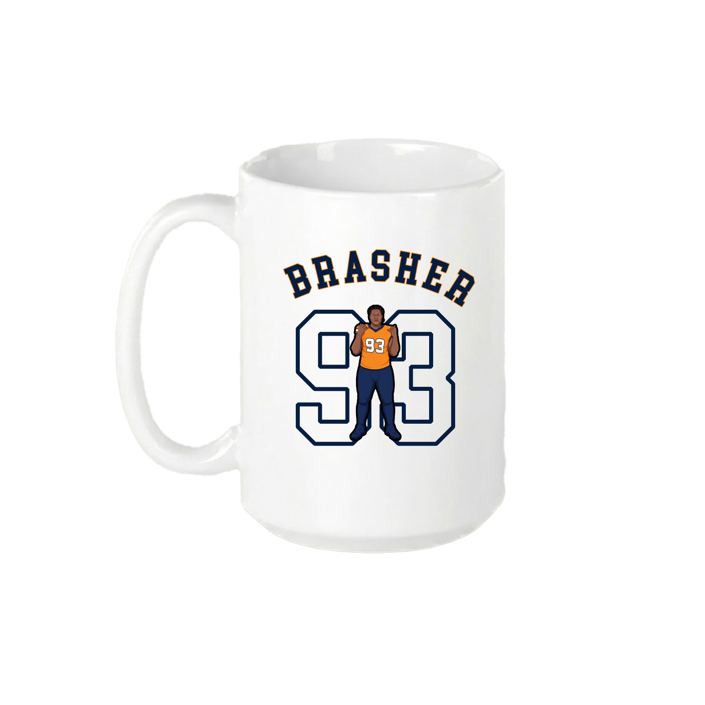 15oz Coffee Mug — Shirsey Arch in White