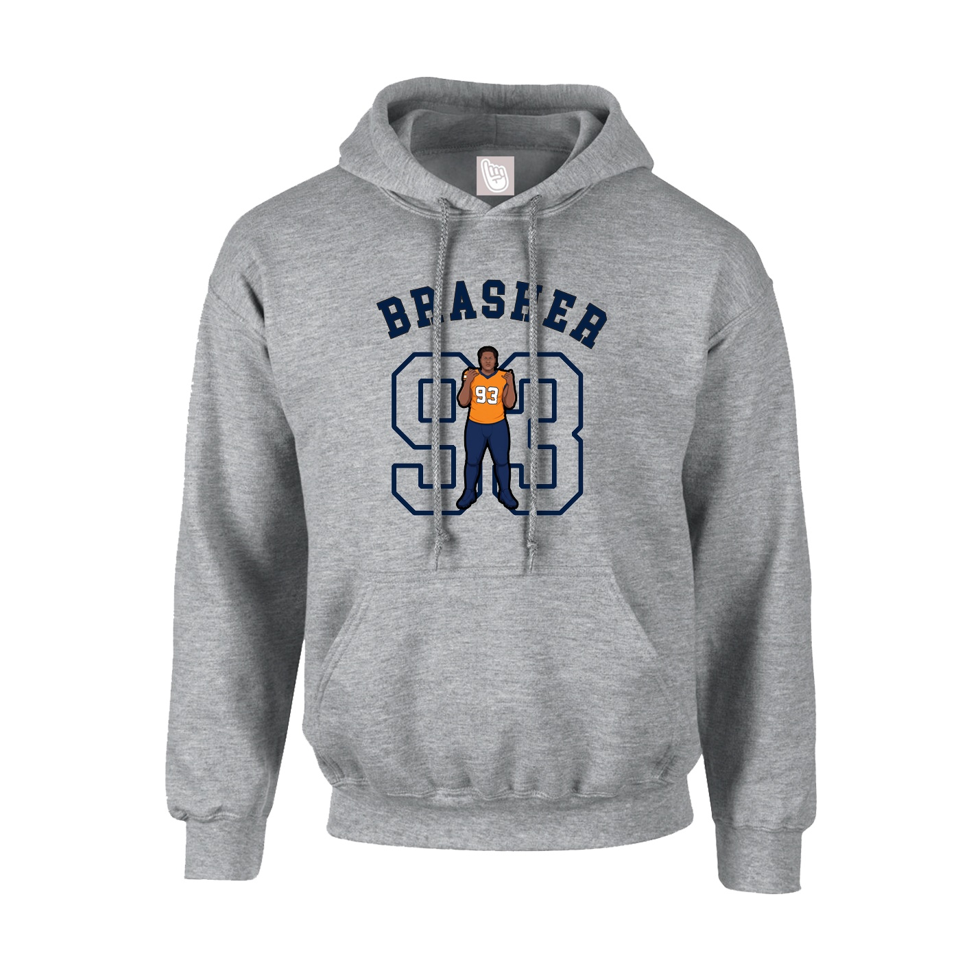 Youth Hoodie — Shirsey Arch in Grey