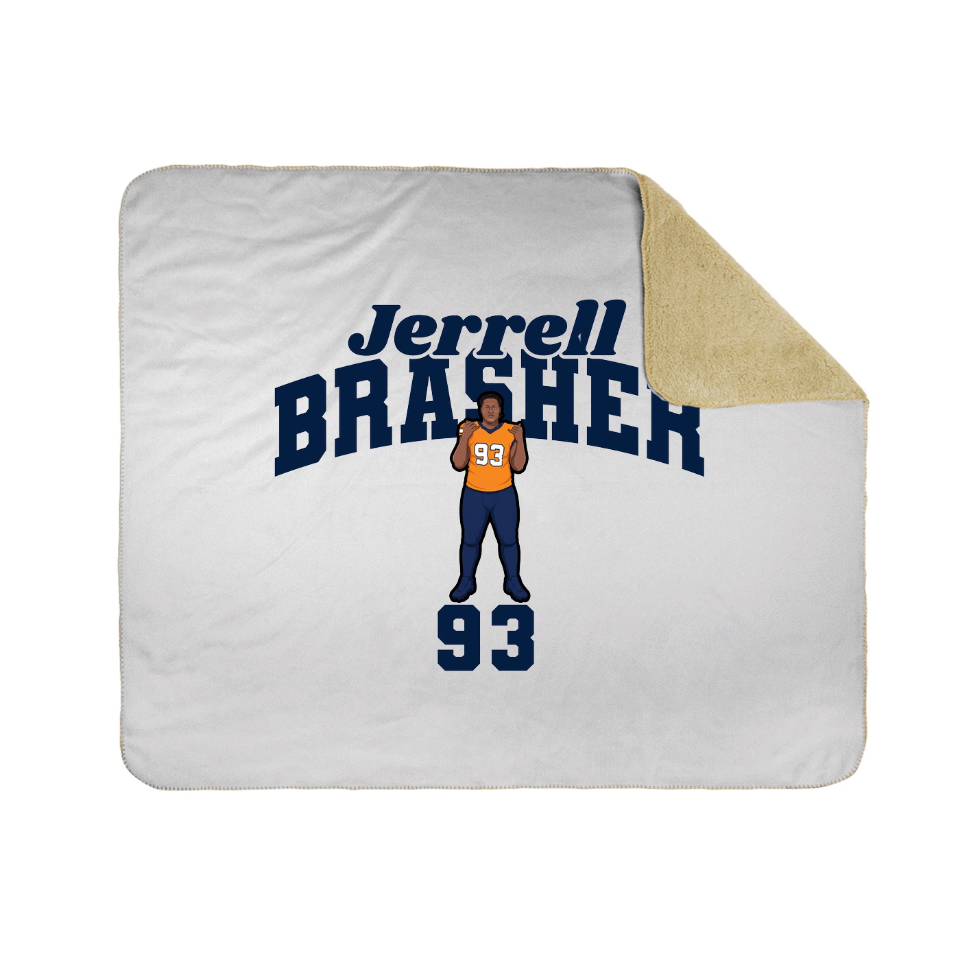 Throw Blanket — Signature Arch in White