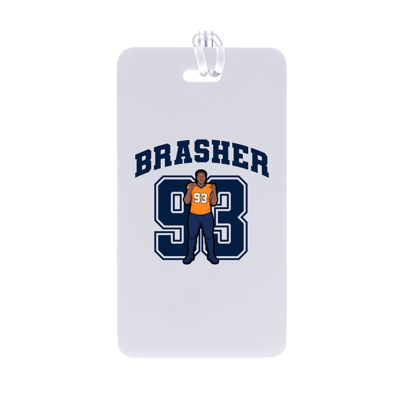 Bag Tag — Number in Classic