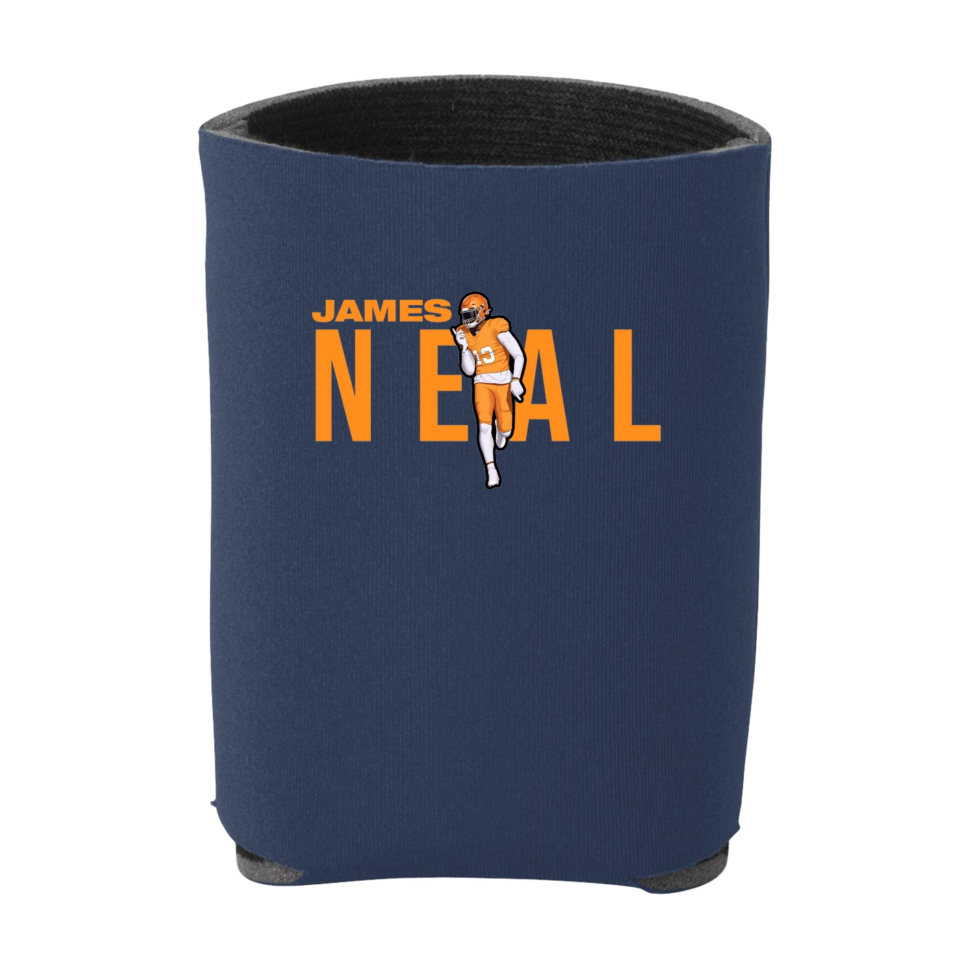 Can Holder — Player Name in Navy