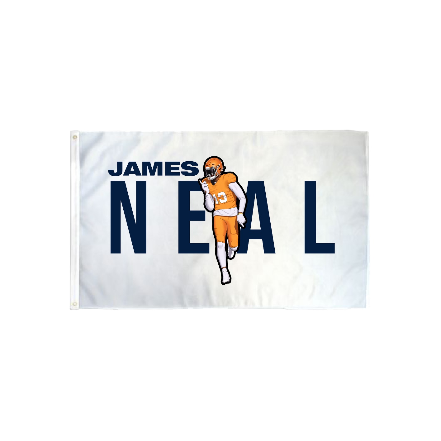 3x5 Flag — Player Name in Classic