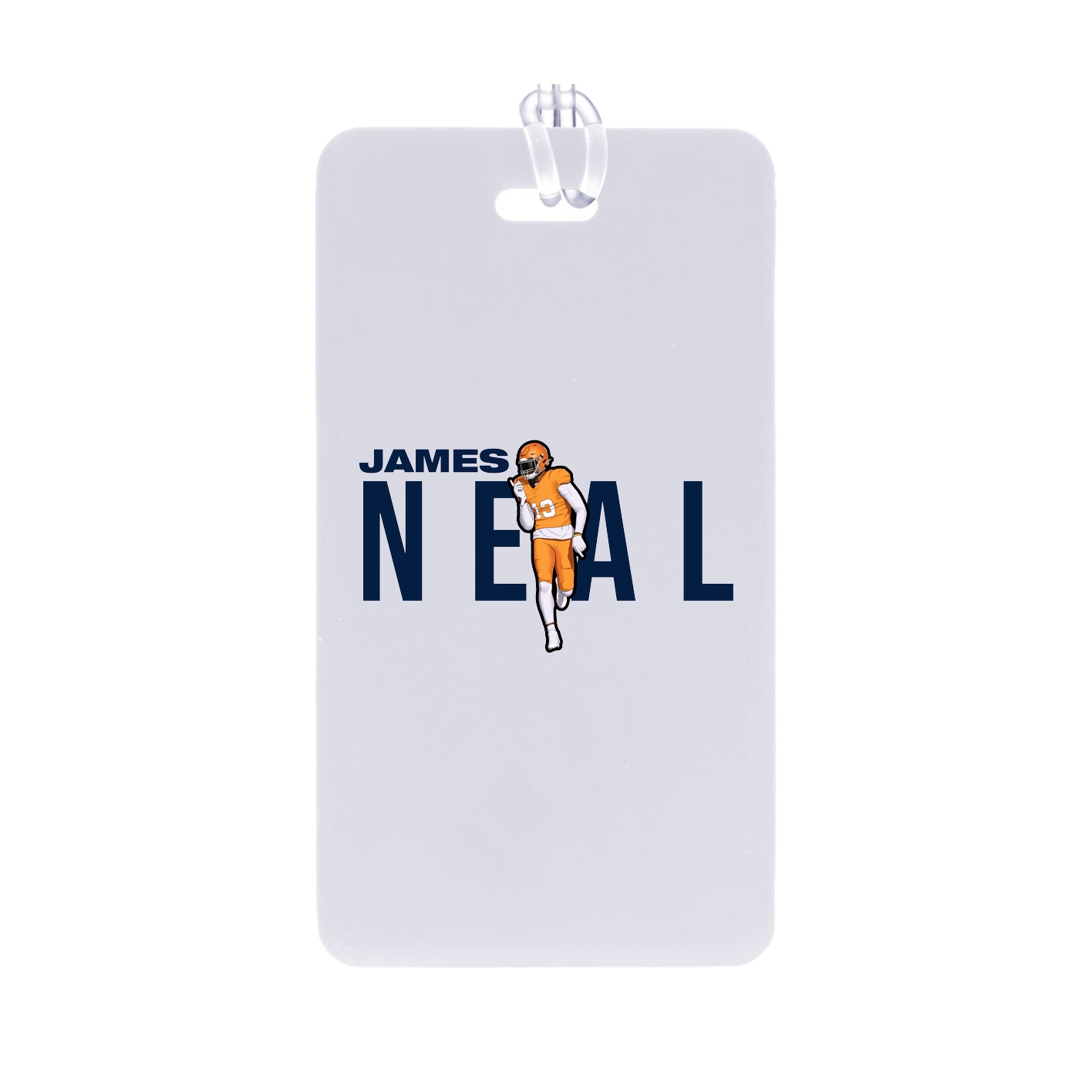 Bag Tag — Player Name in Classic