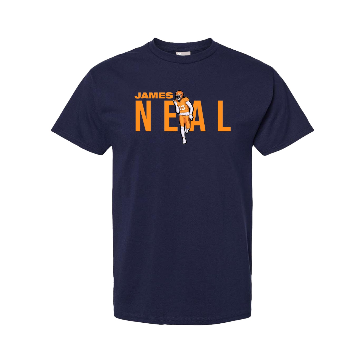 Tee — Player Name in Navy