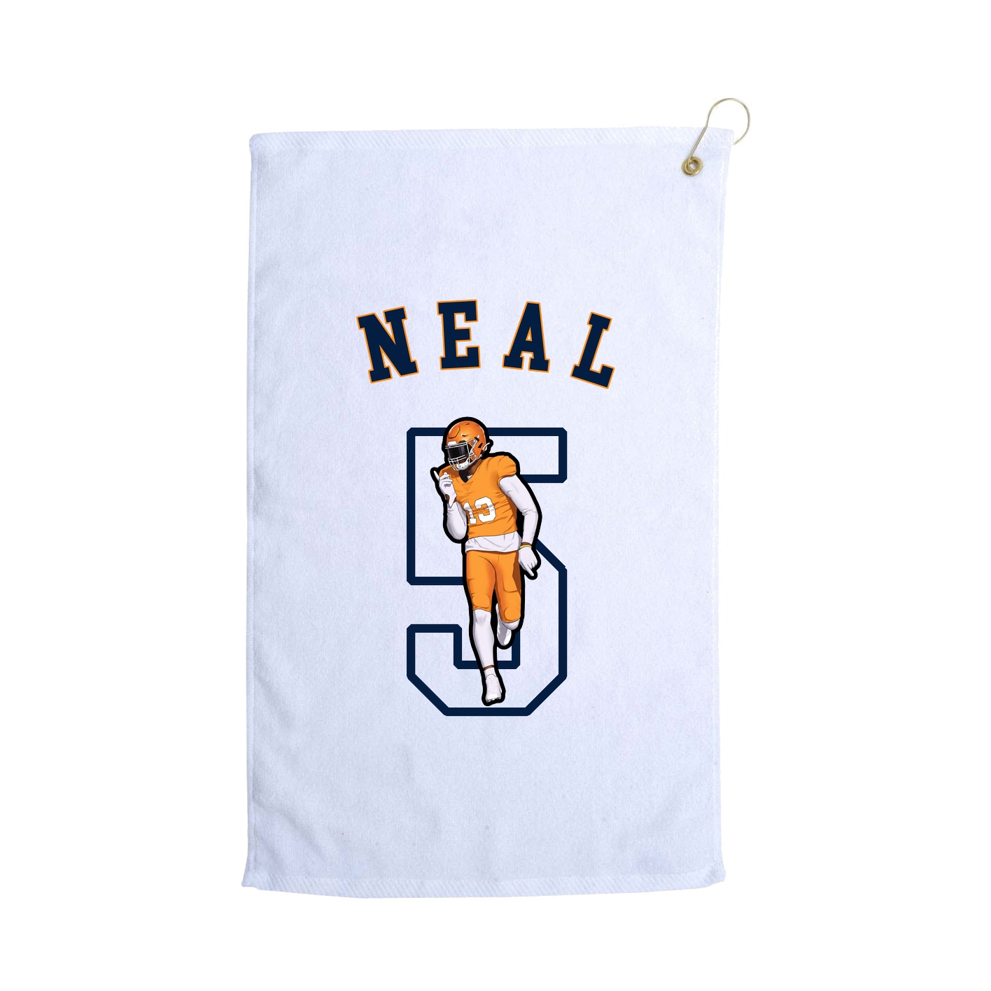 Golf Towel — Shirsey Arch in White