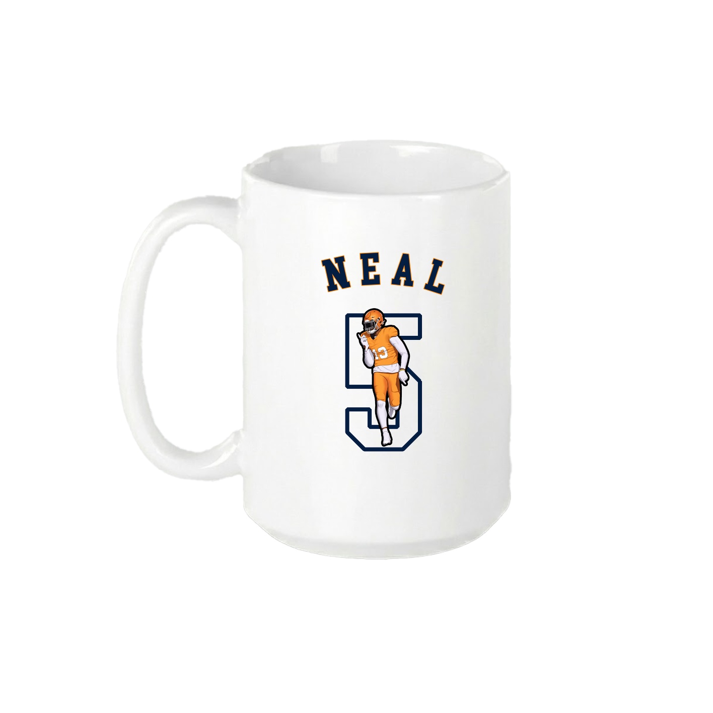 15oz Coffee Mug — Shirsey Arch in White