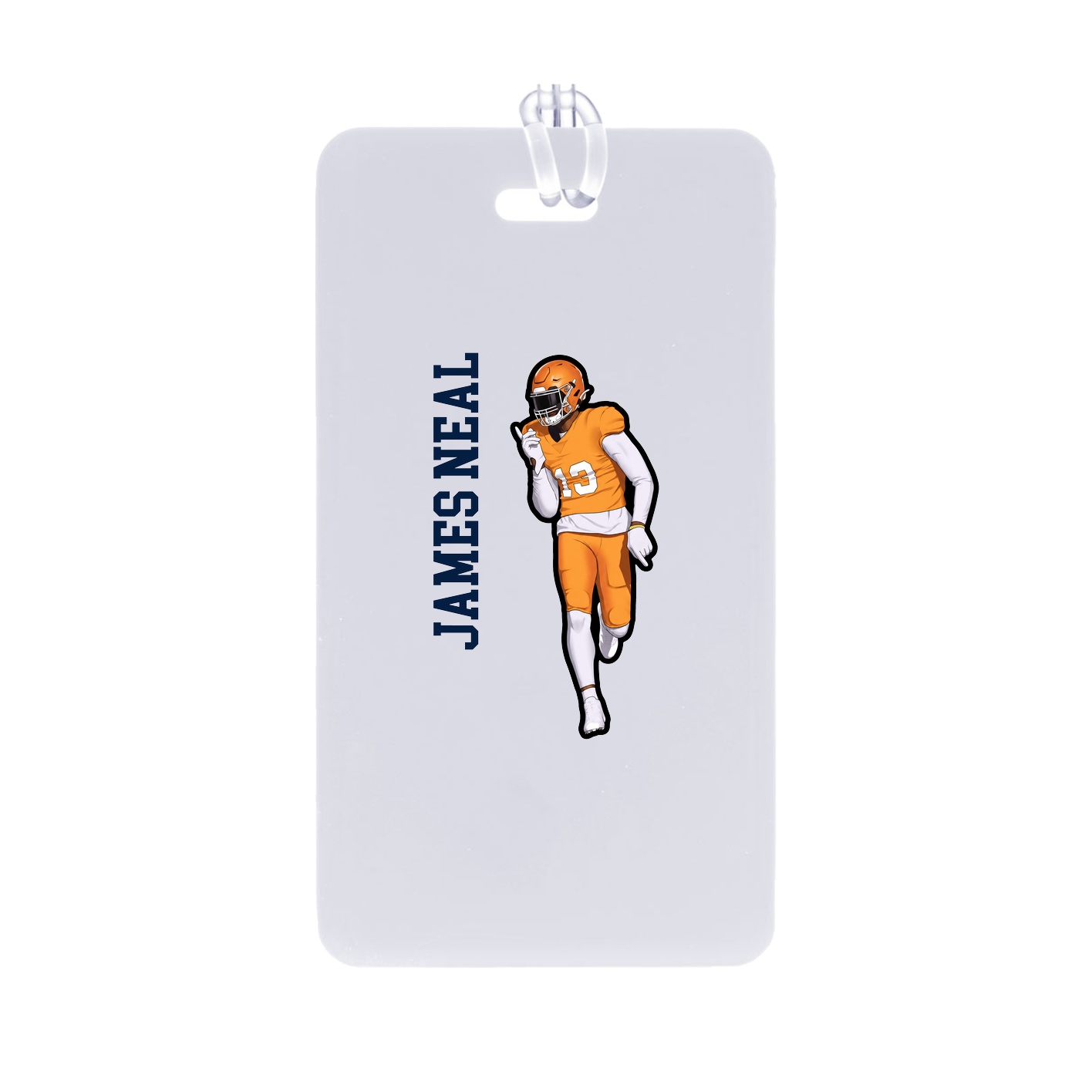 Bag Tag — Name Vertical in Classic