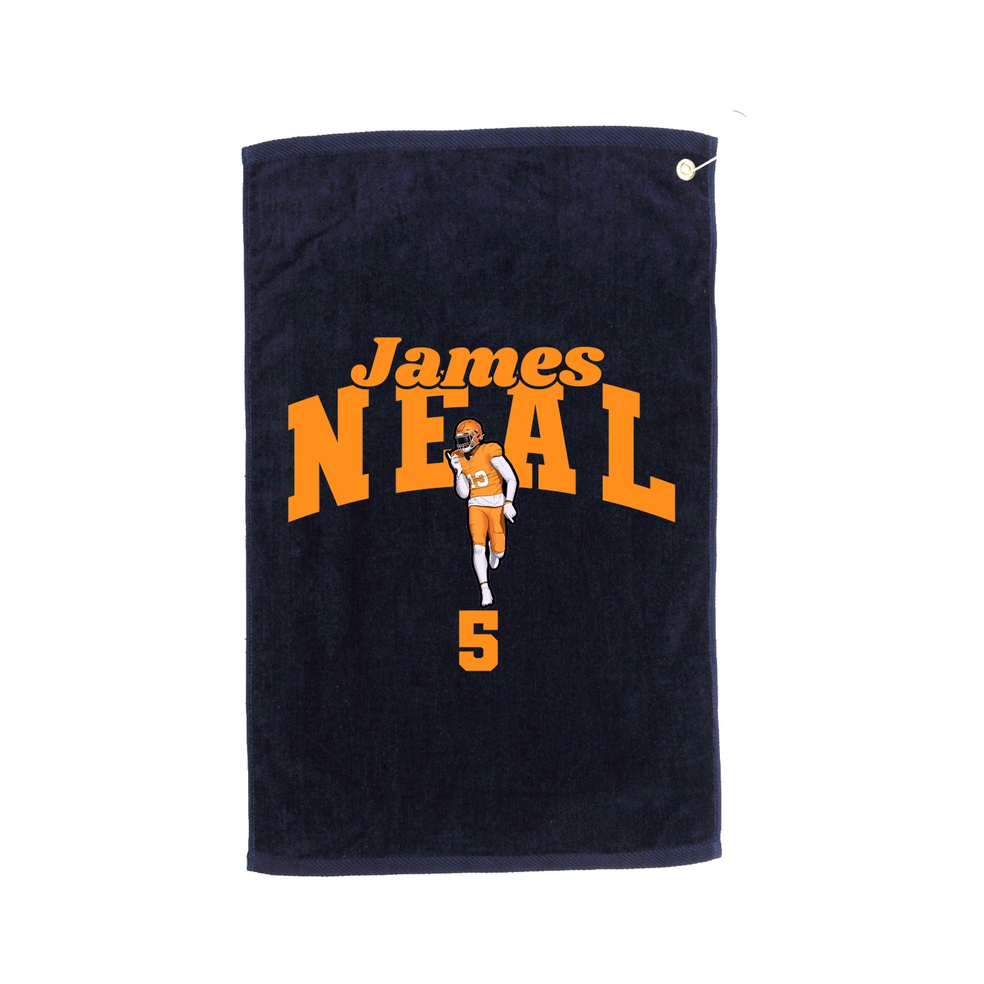 Golf Towel — Signature Arch in Navy