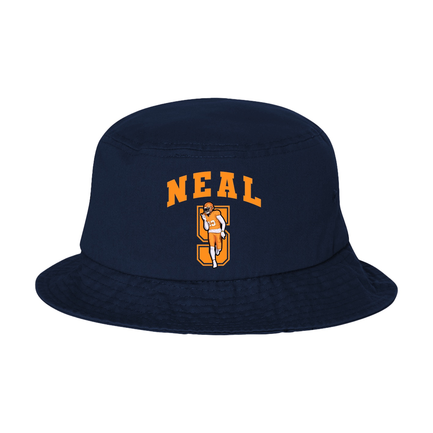 Bucket Cap — Number in Navy