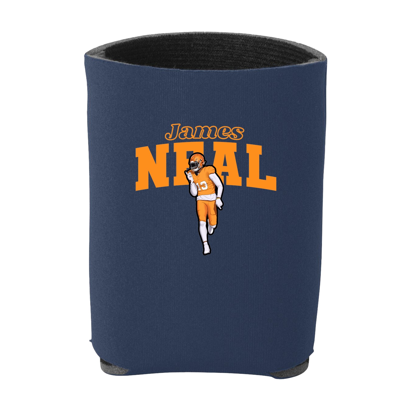 Can Holder — Name Arch in Navy