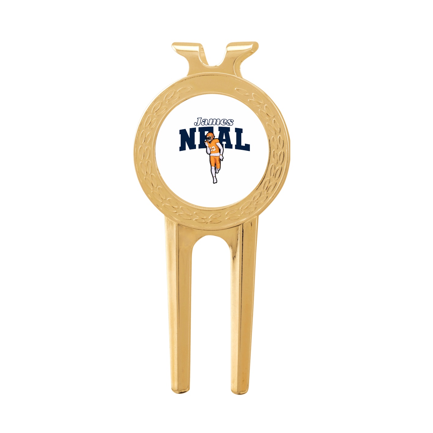 Divot Tool with Ball Marker — Name Arch in Classic
