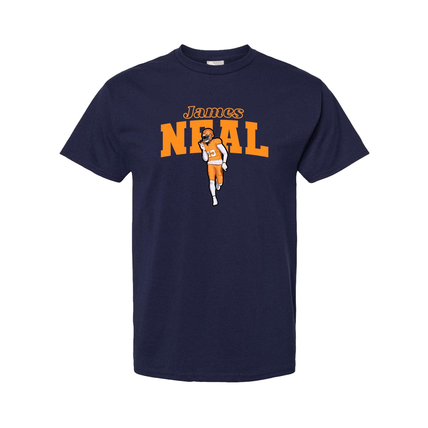 Tee — Name Arch in Navy