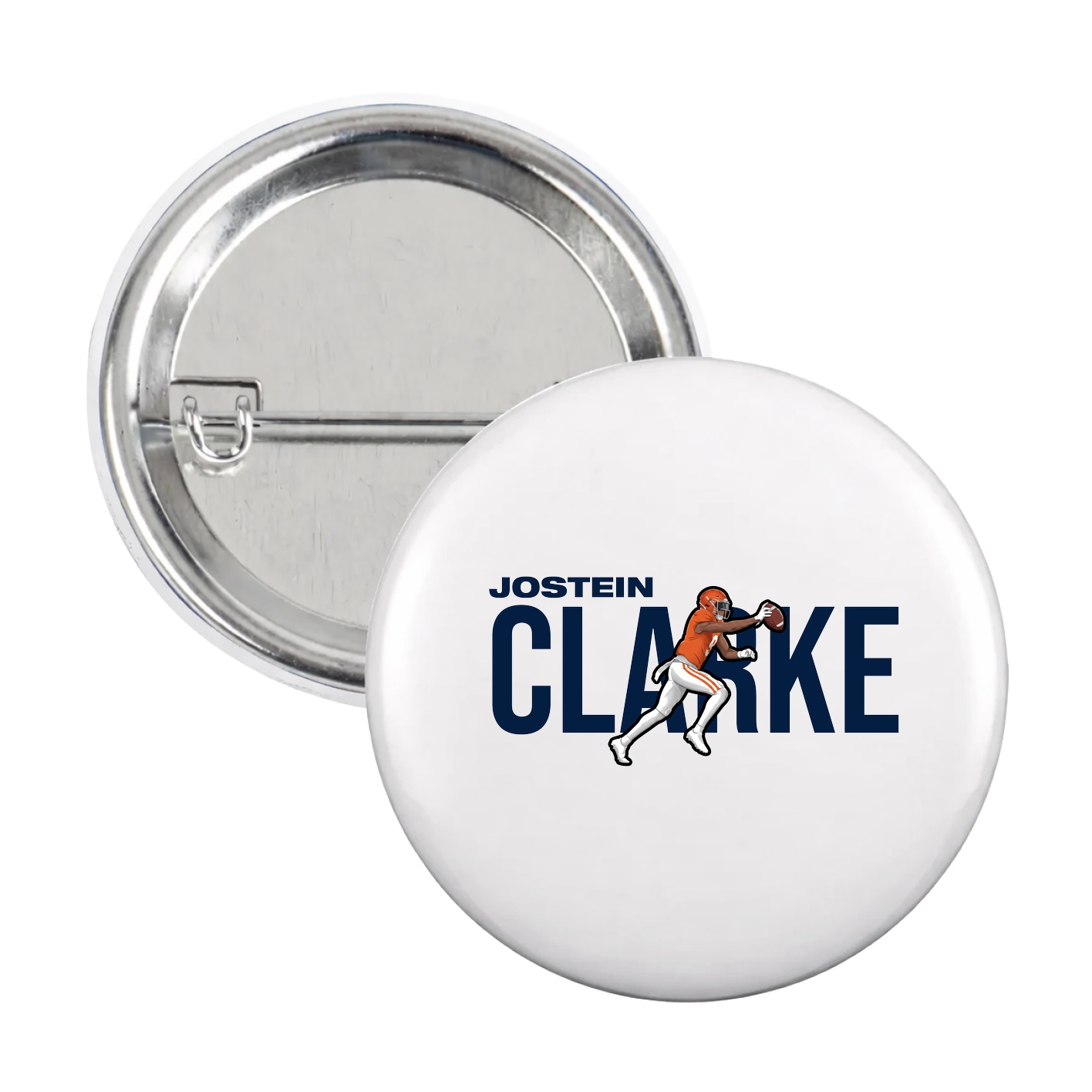 Game Day Button — Player Name in White