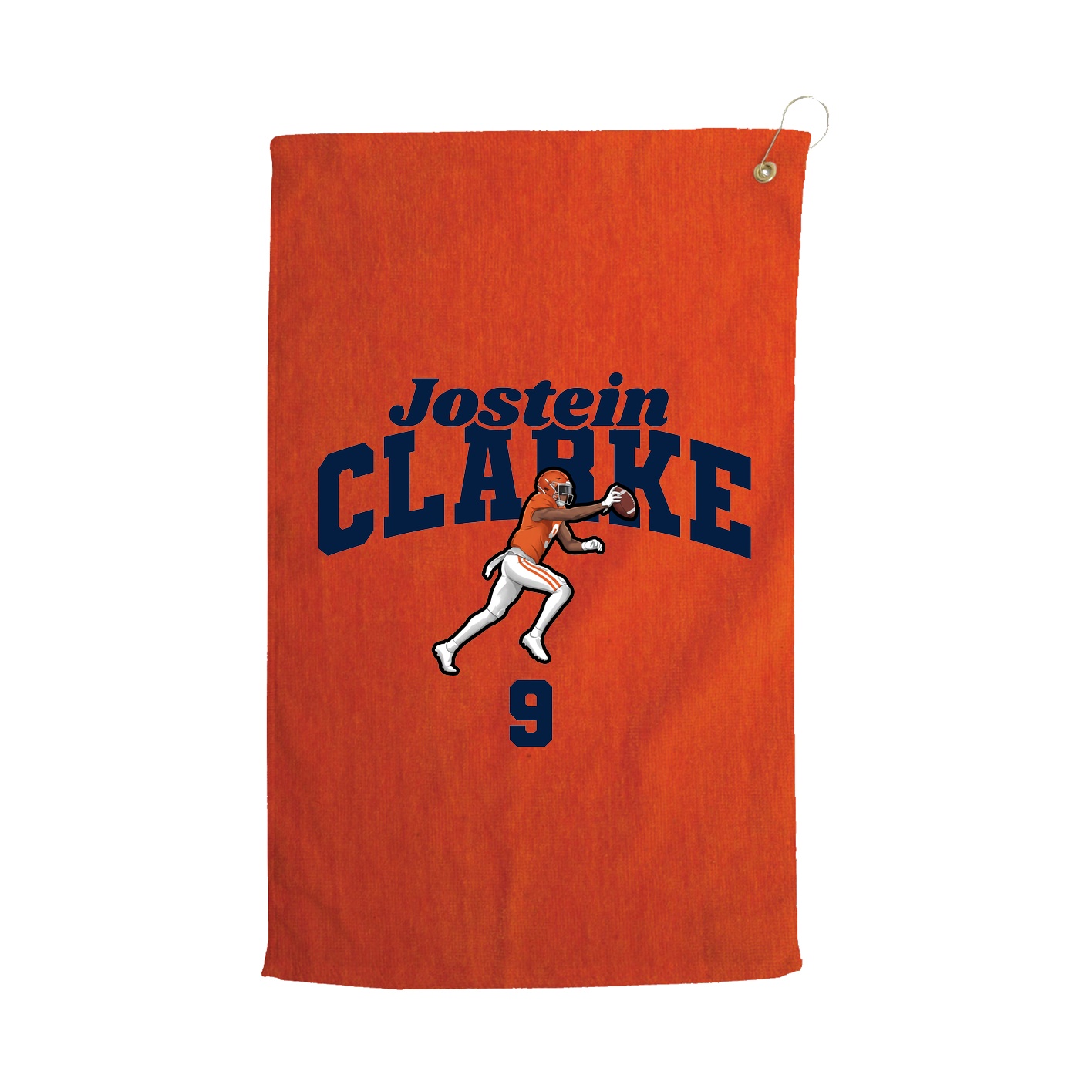 Golf Towel — Signature Arch in Orange