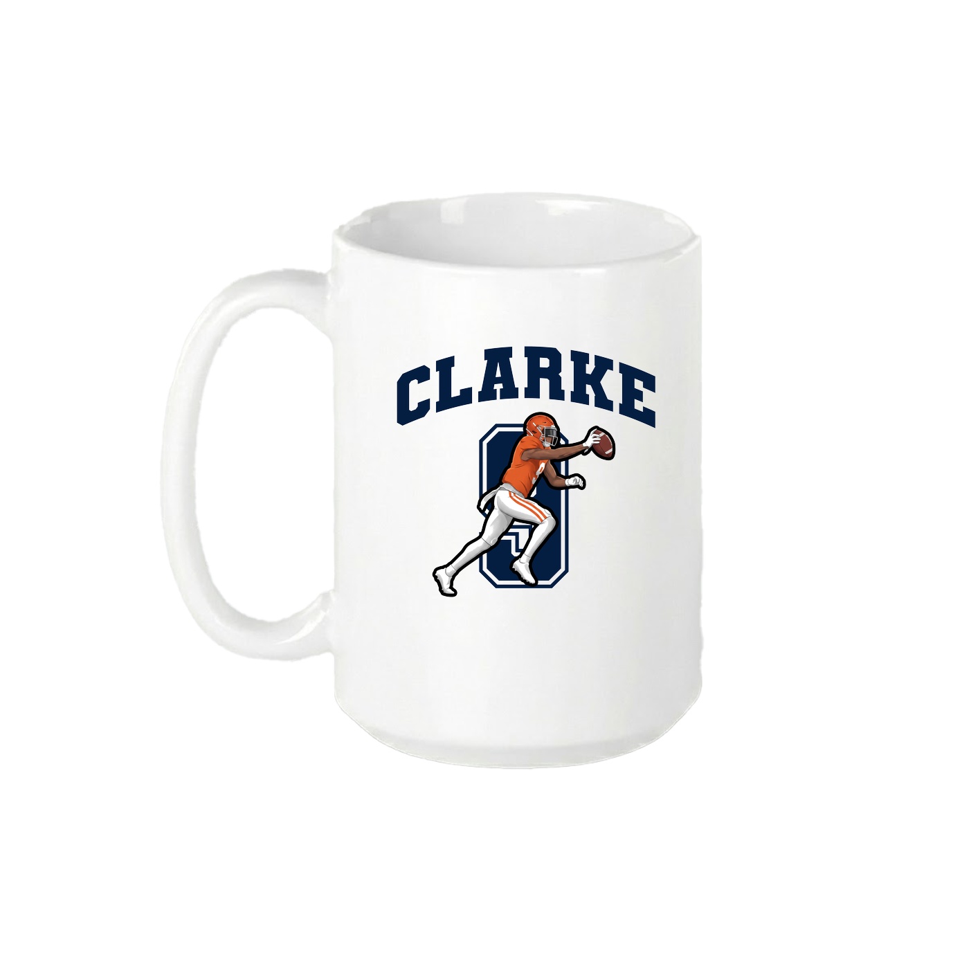 15oz Coffee Mug — Number in White