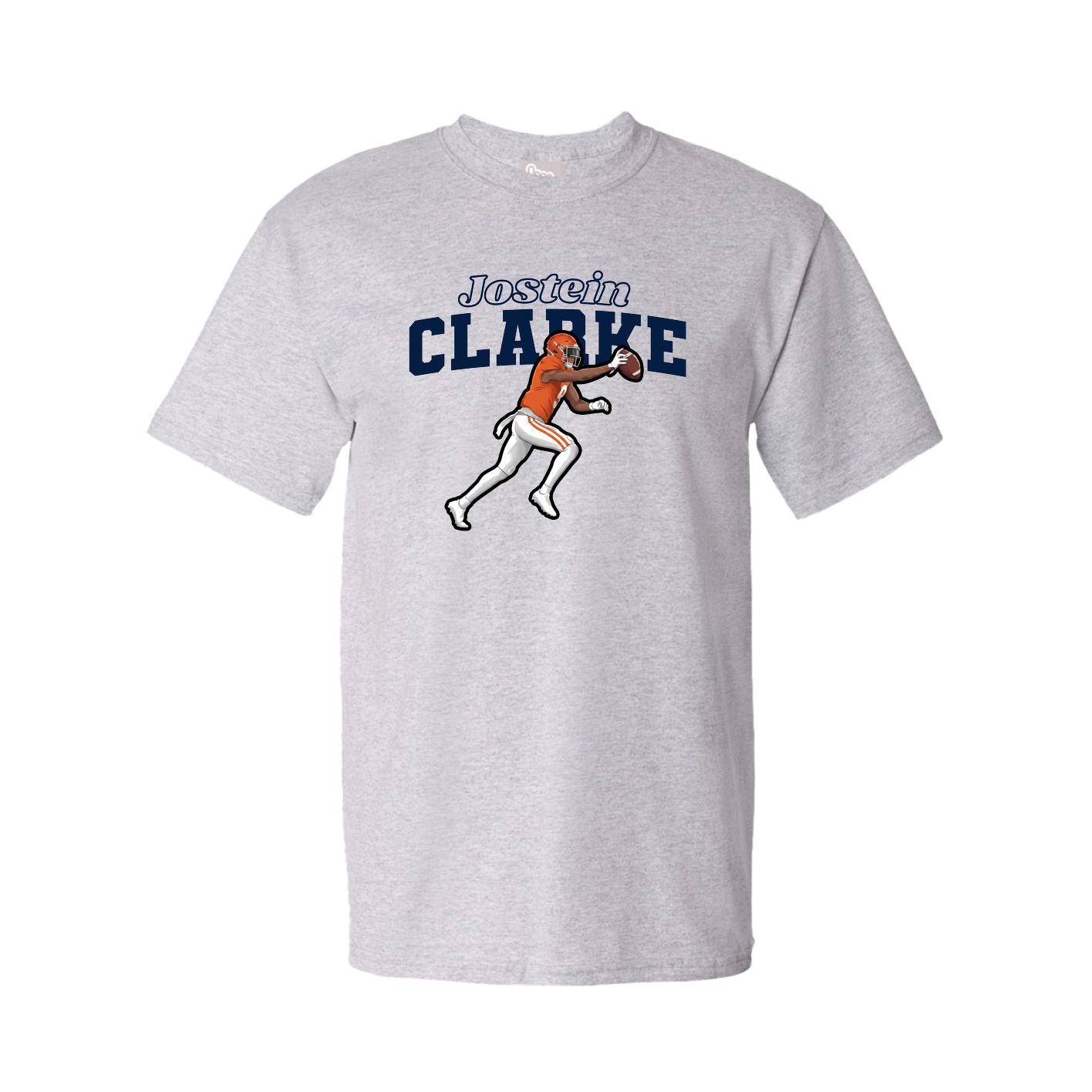 Tee — Name Arch in Grey