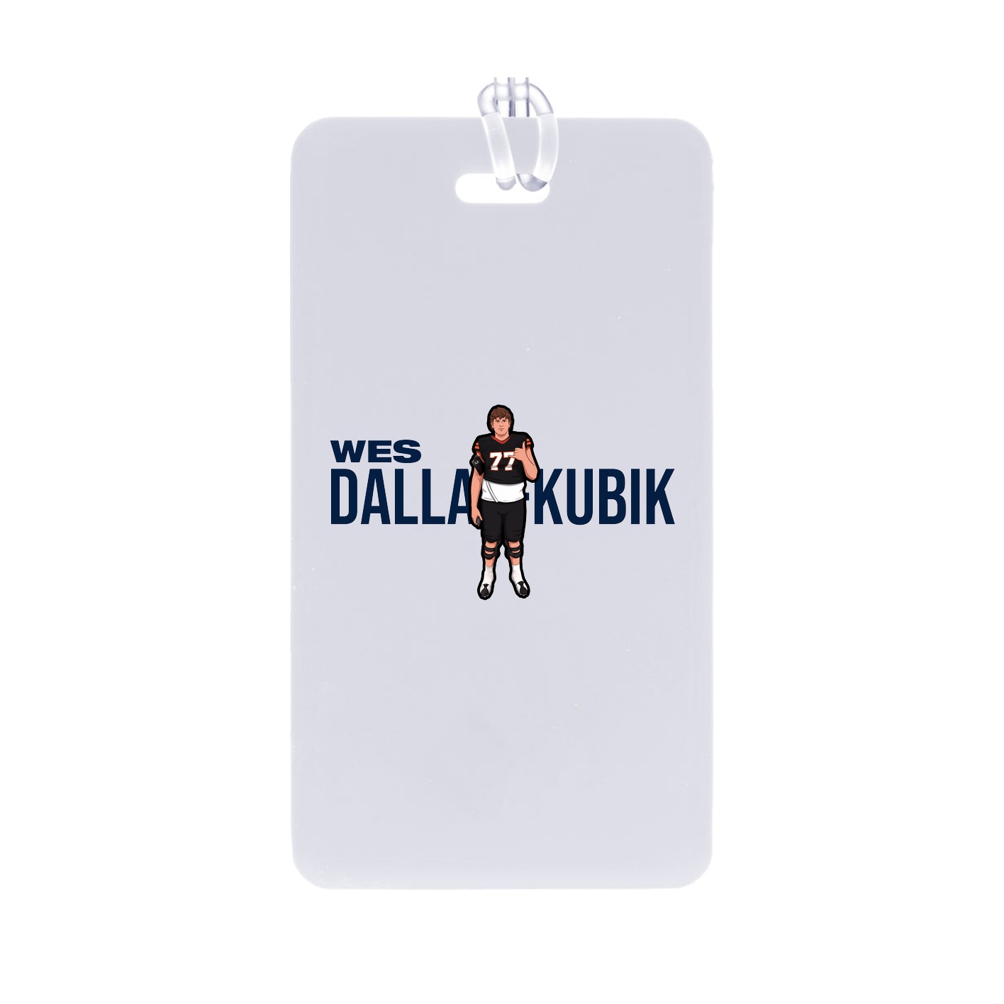 Bag Tag — Player Name in Classic