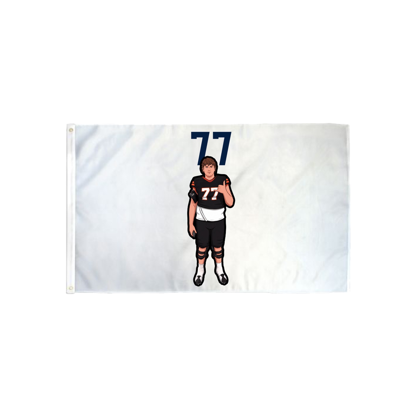 3x5 Flag — Number Top in Classic