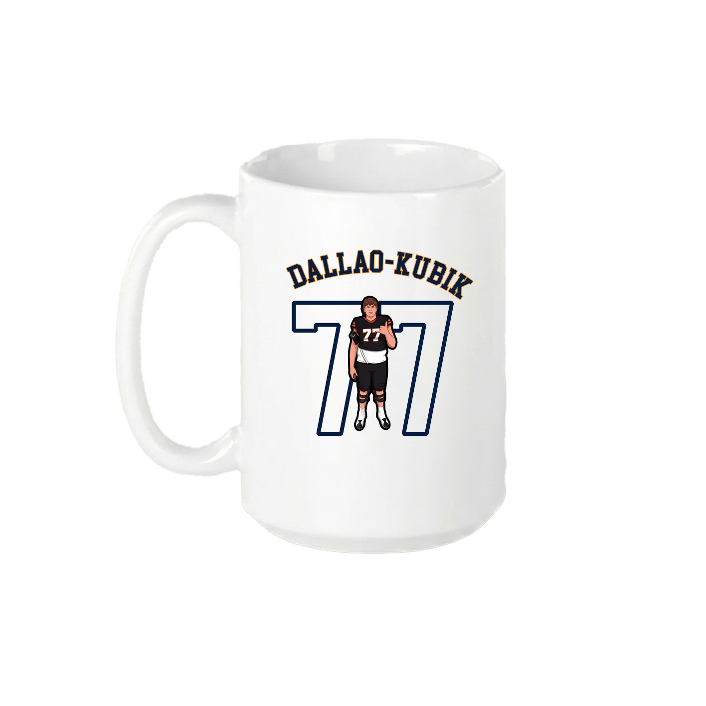 15oz Coffee Mug — Shirsey Arch in White