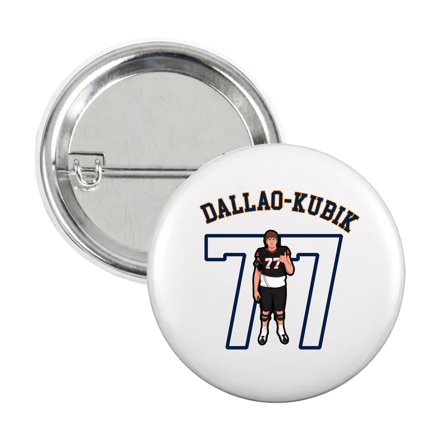 Game Day Button — Shirsey Arch in White