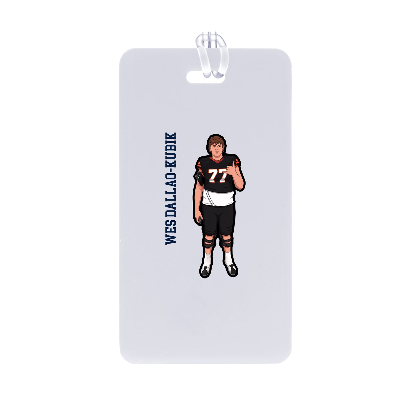 Bag Tag — Name Vertical in Classic