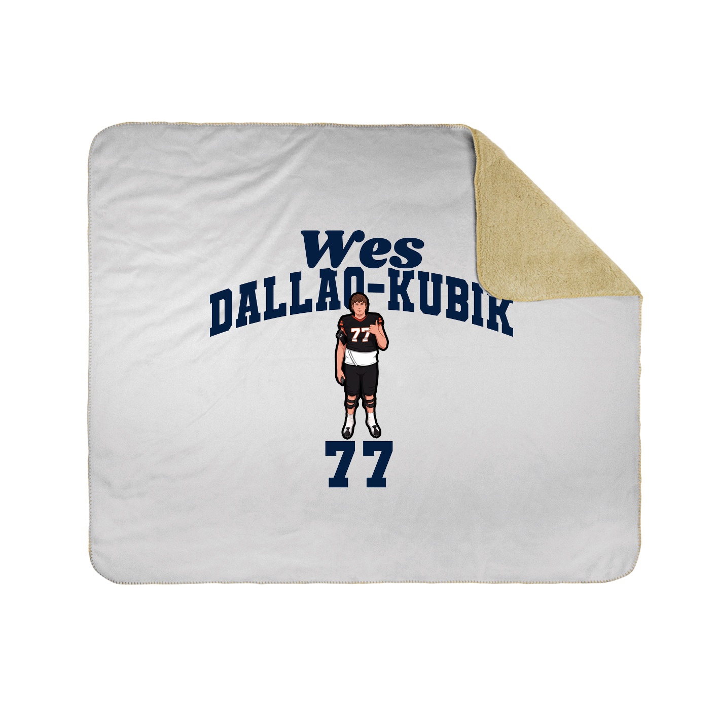 Throw Blanket — Signature Arch in White