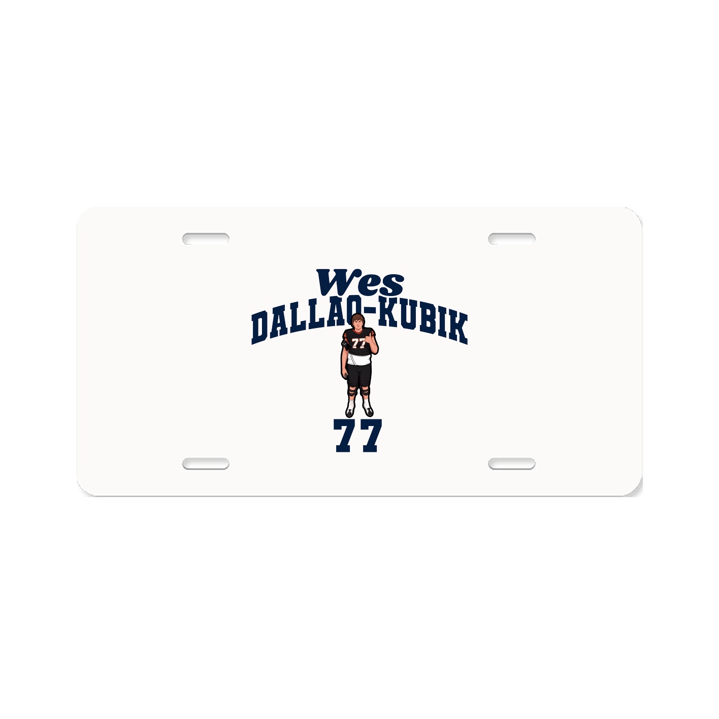 License Plate — Signature Arch in Classic