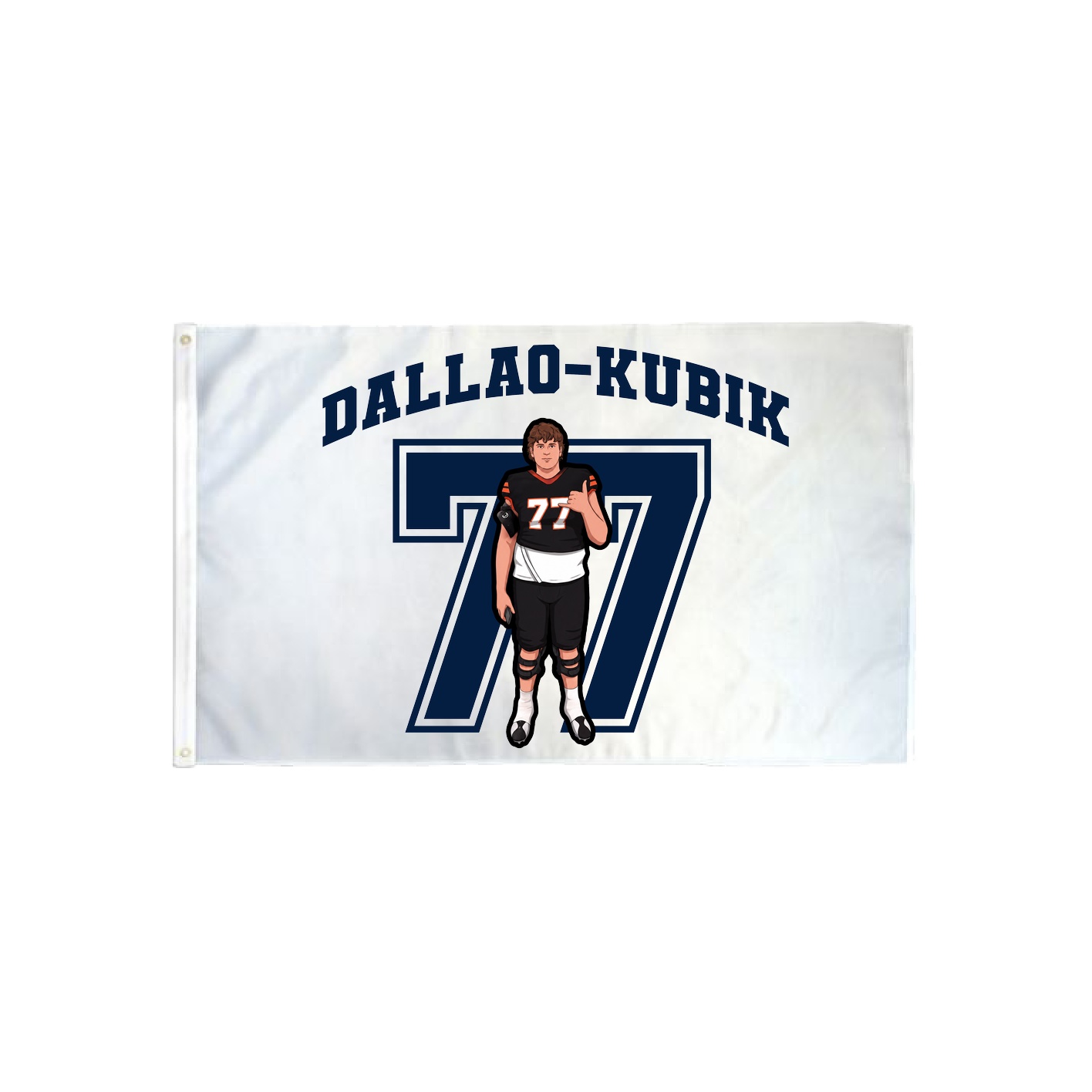 3x5 Flag — Number in Classic
