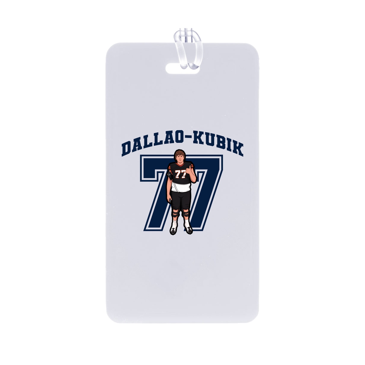 Bag Tag — Number in Classic