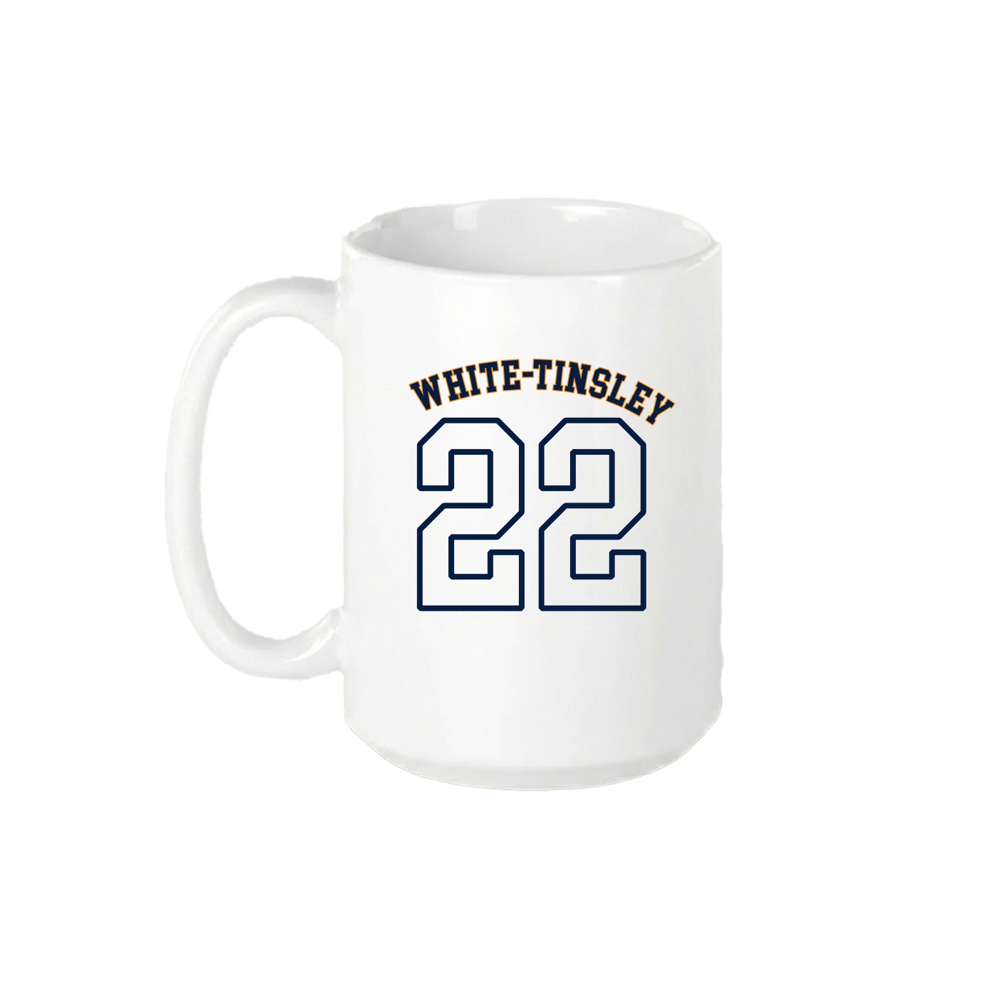 15oz Coffee Mug — Shirsey Arch in White