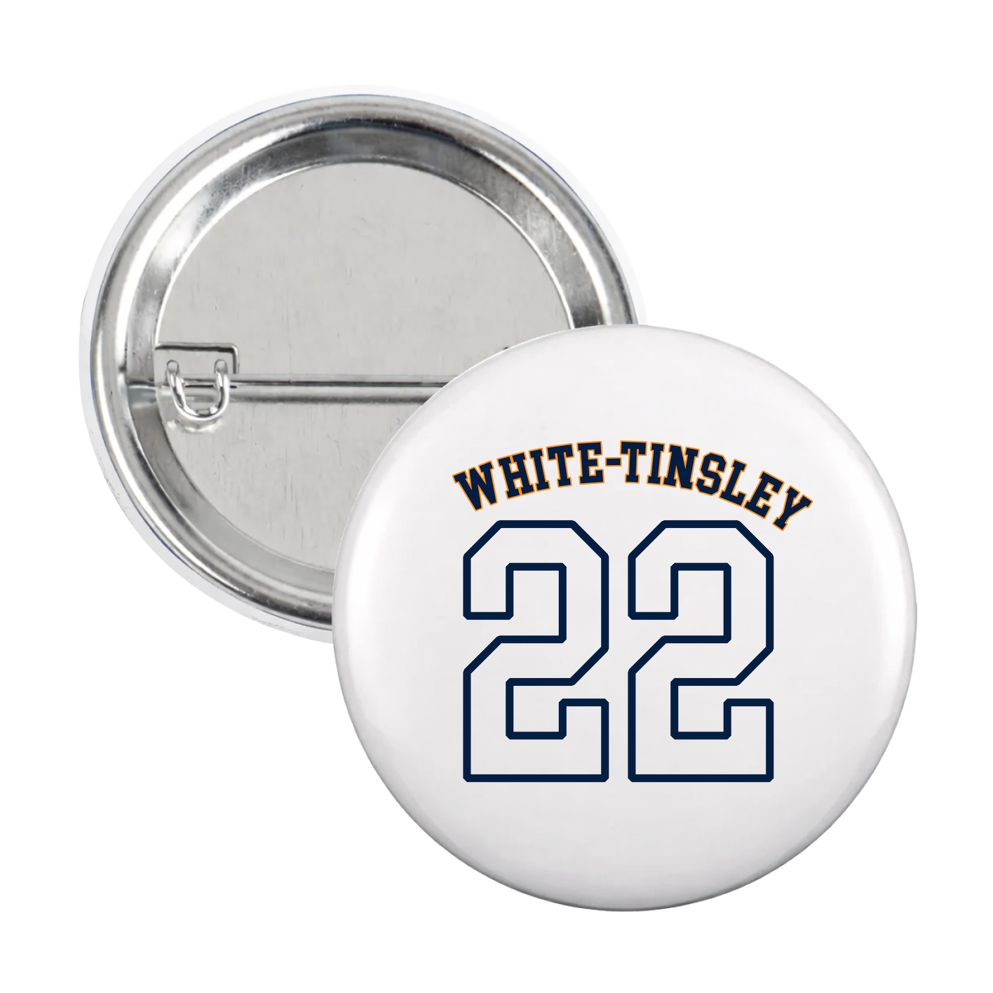 Game Day Button — Shirsey Arch in White
