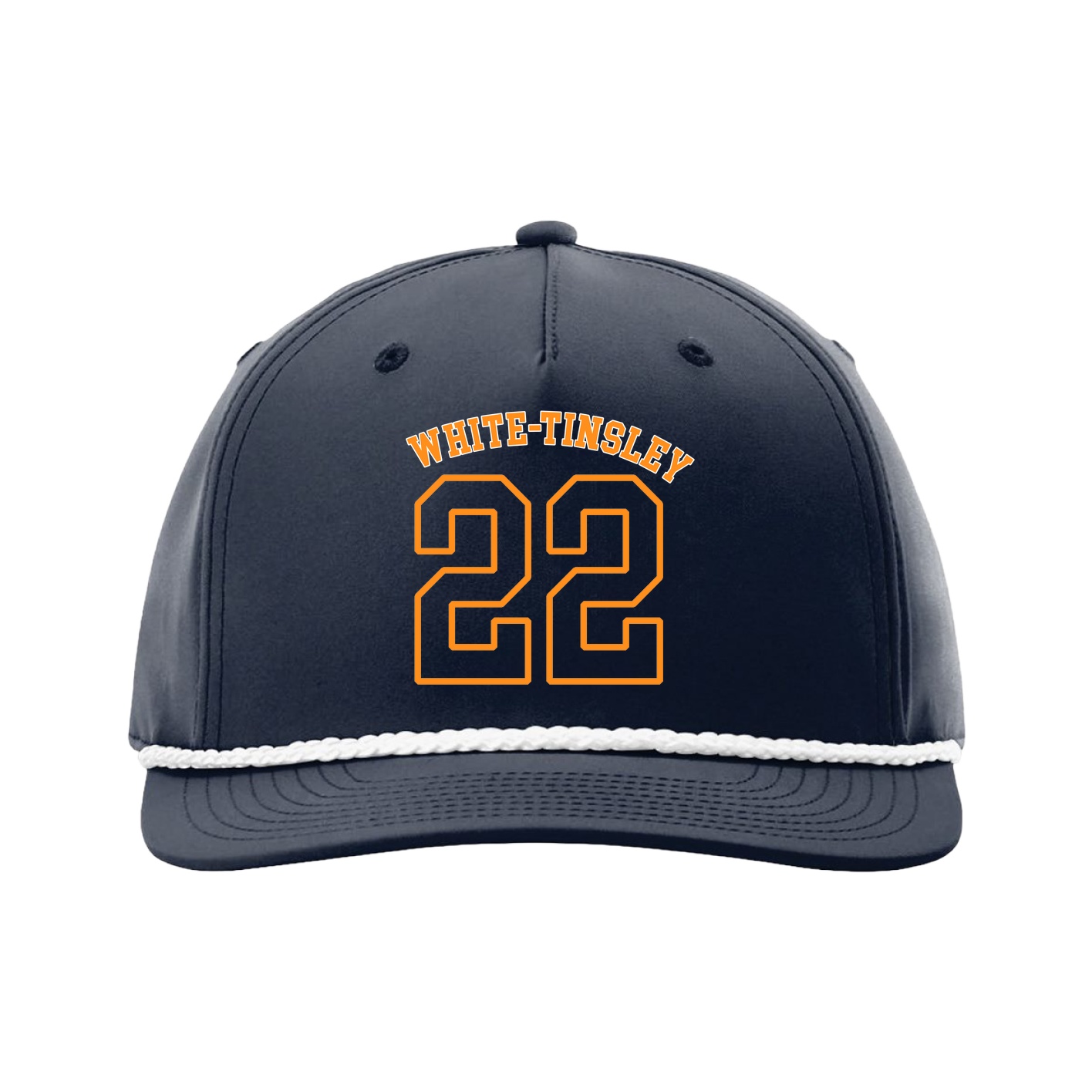 Five-Panel Classic Rope Cap — Shirsey Arch in Navy