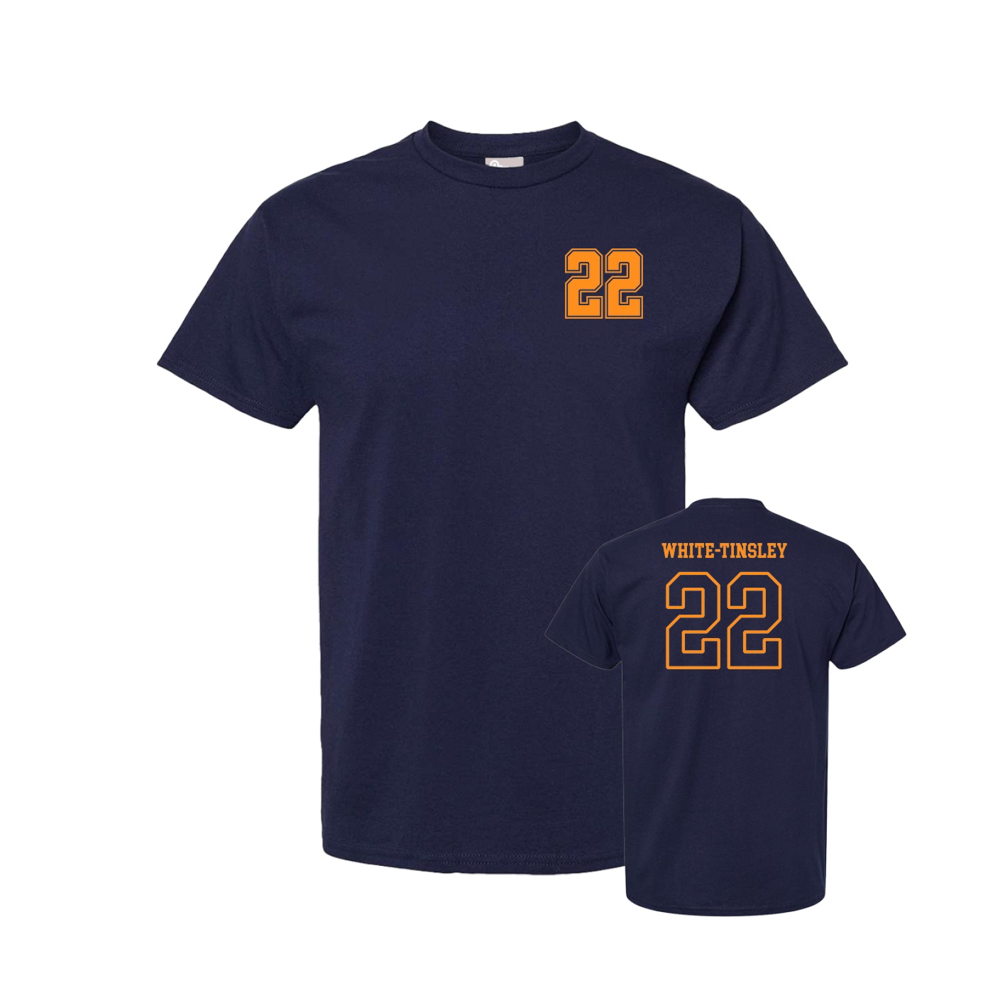 Tee — Chest Back in Navy