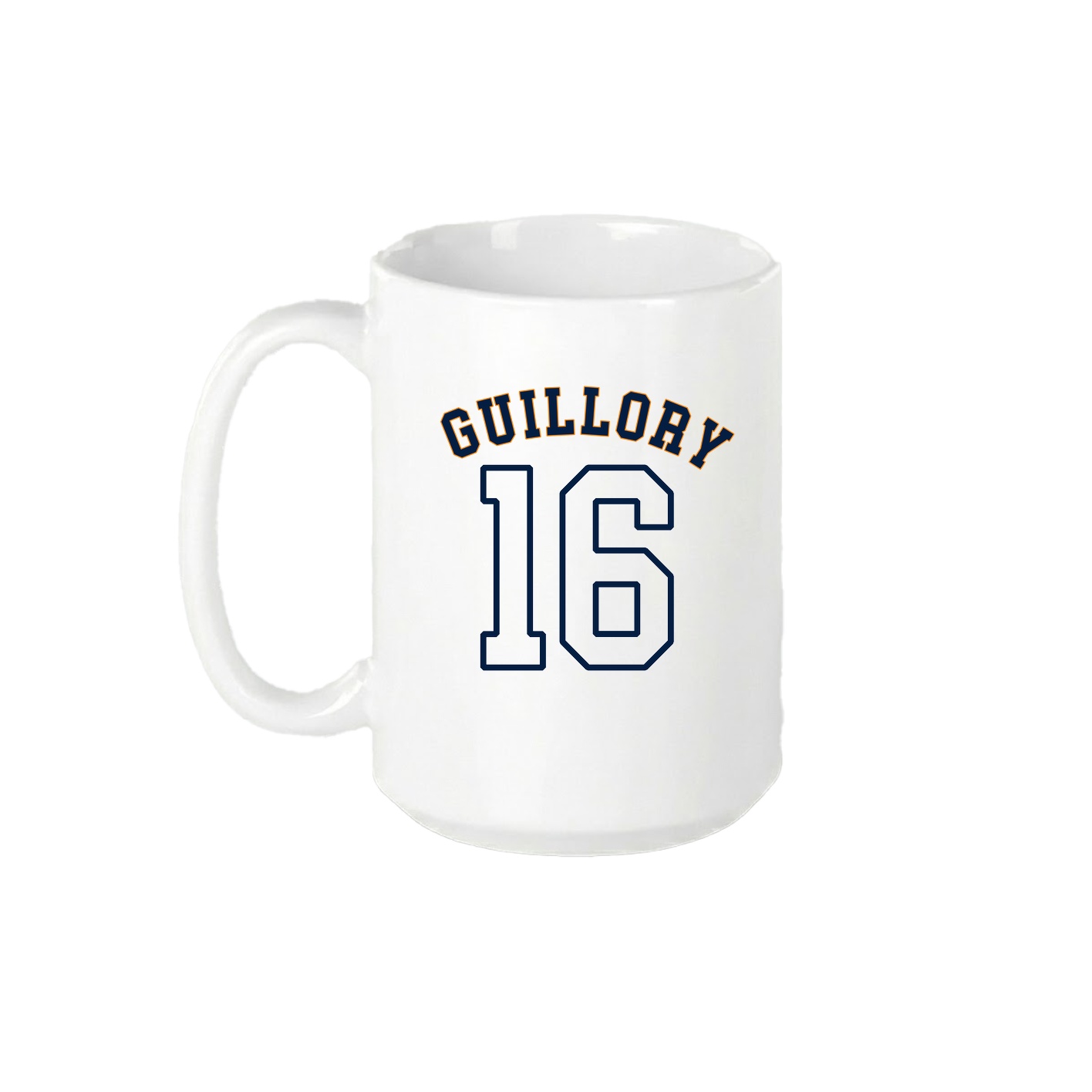 15oz Coffee Mug — Shirsey Arch in White