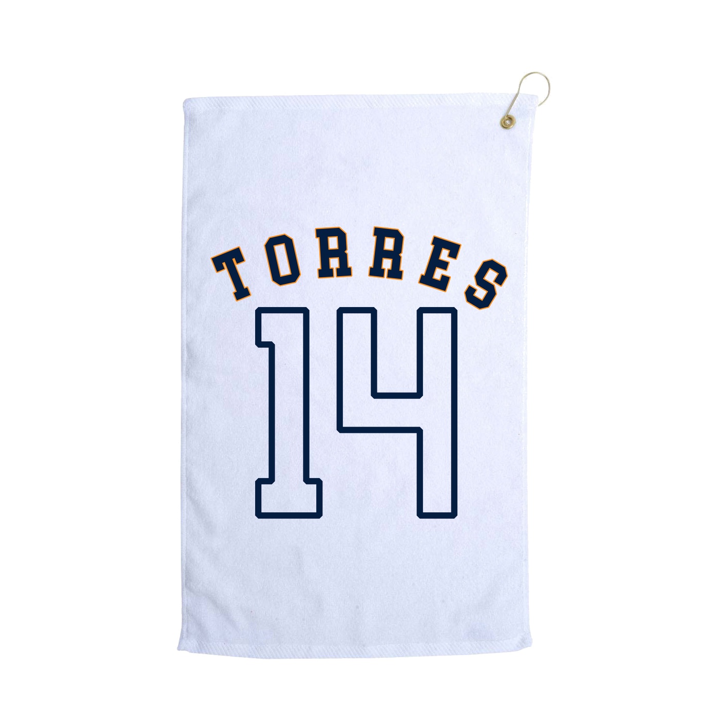 Golf Towel — Shirsey Arch in White