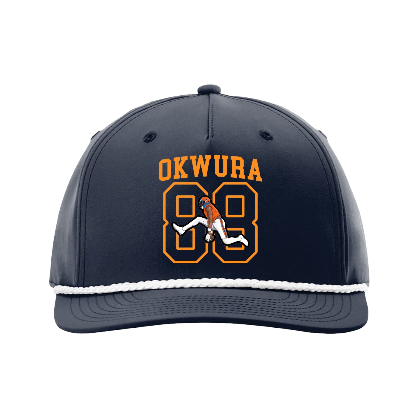 Five-Panel Classic Rope Cap — Shirsey in Navy