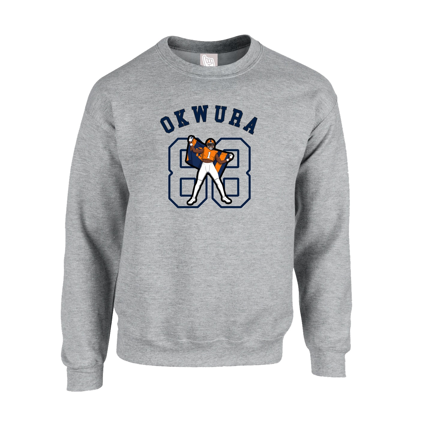 Fleece Crew — Shirsey Arch in Grey