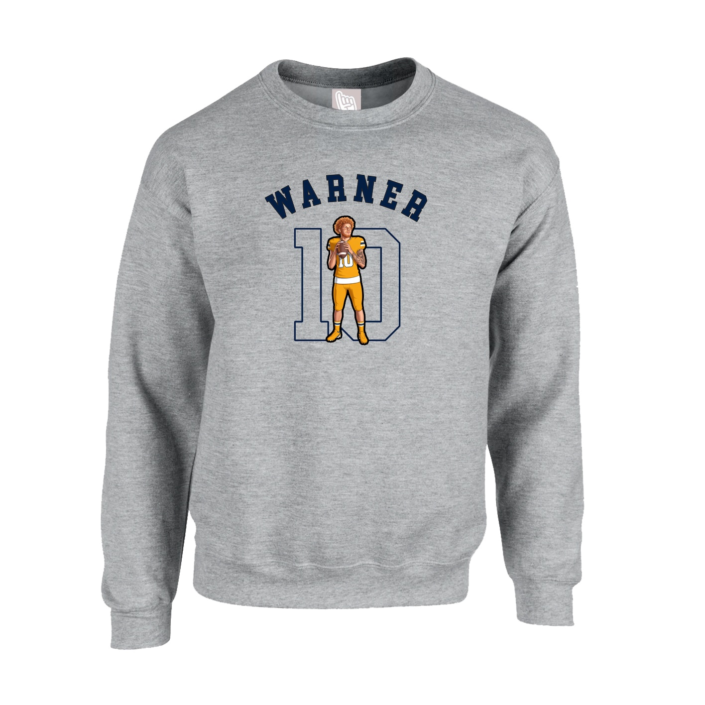 Fleece Crew — Shirsey Arch in Grey