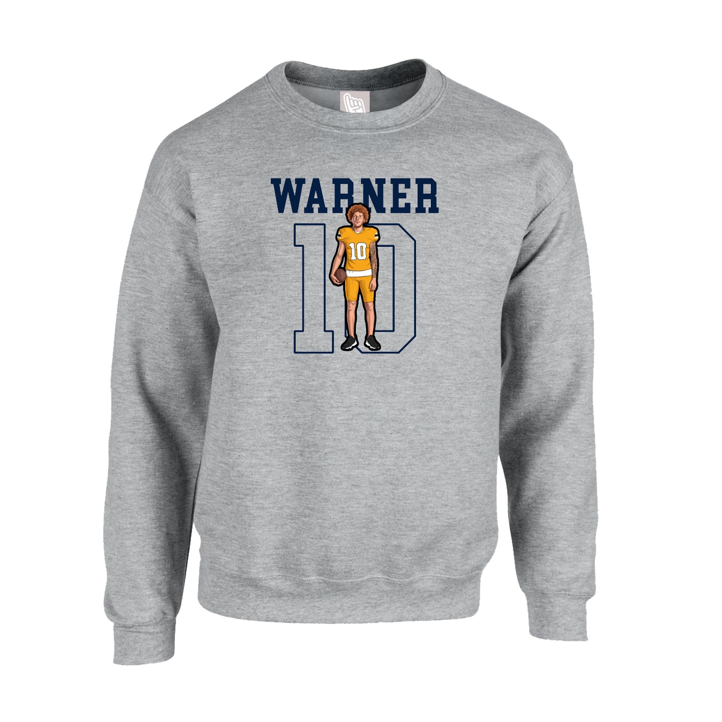 Fleece Crew — Shirsey in Grey