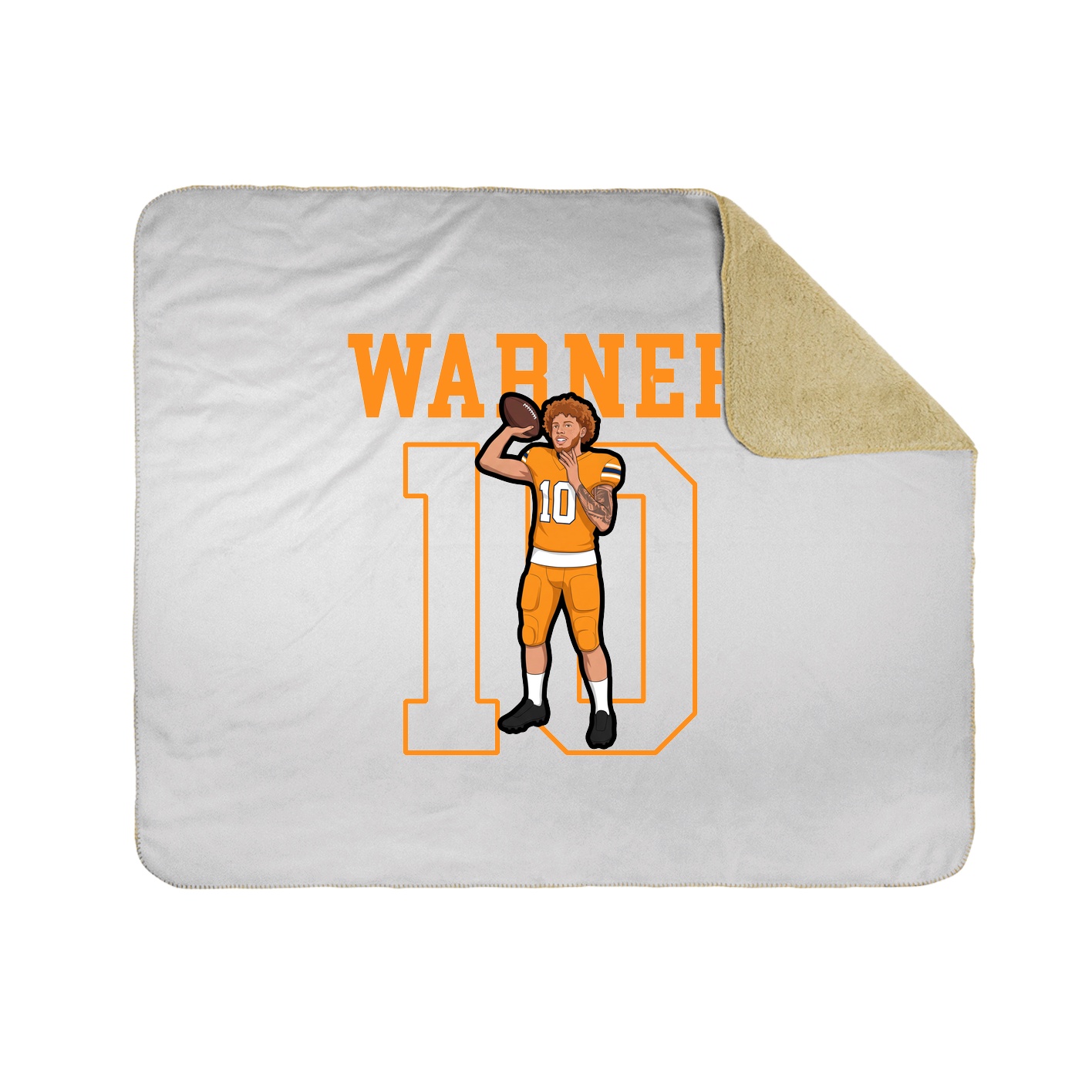 50x60 Sherpa Lined Throw Blanket