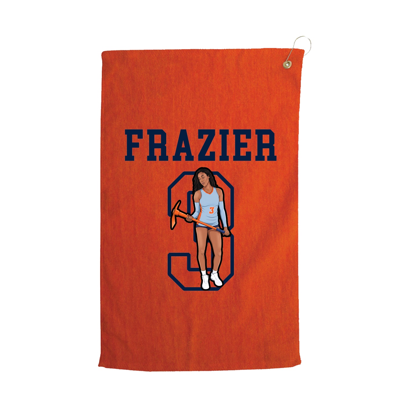 Golf Towel — Shirsey in Orange