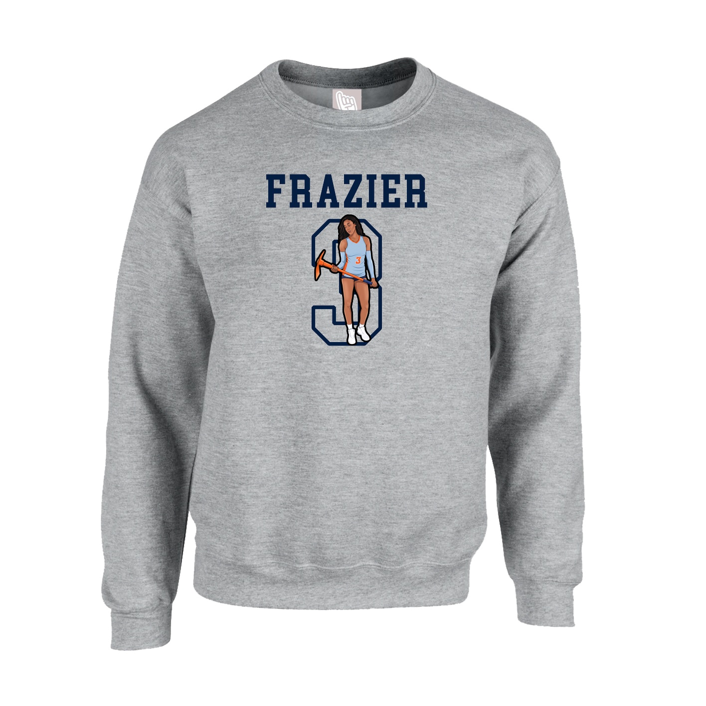 Fleece Crew — Shirsey in Grey