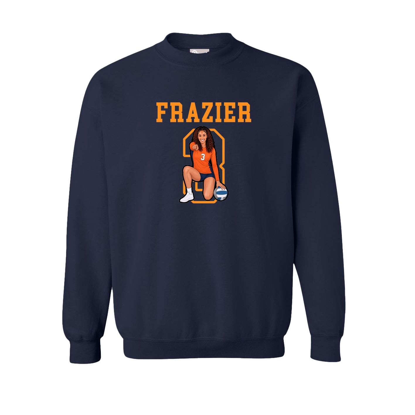 Fleece Crew — Shirsey in Navy