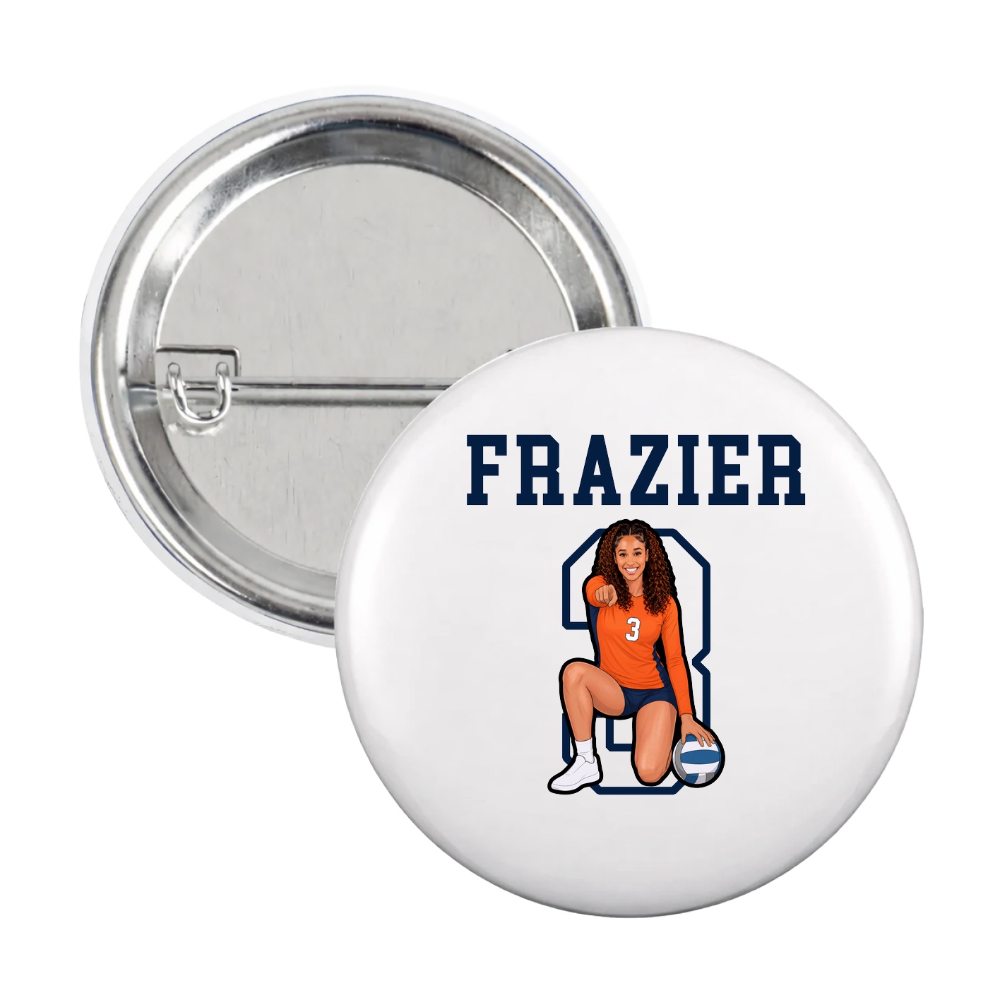 Game Day Button — Shirsey in White