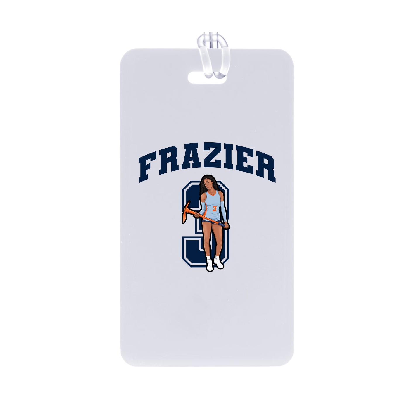 Bag Tag — Number in Classic