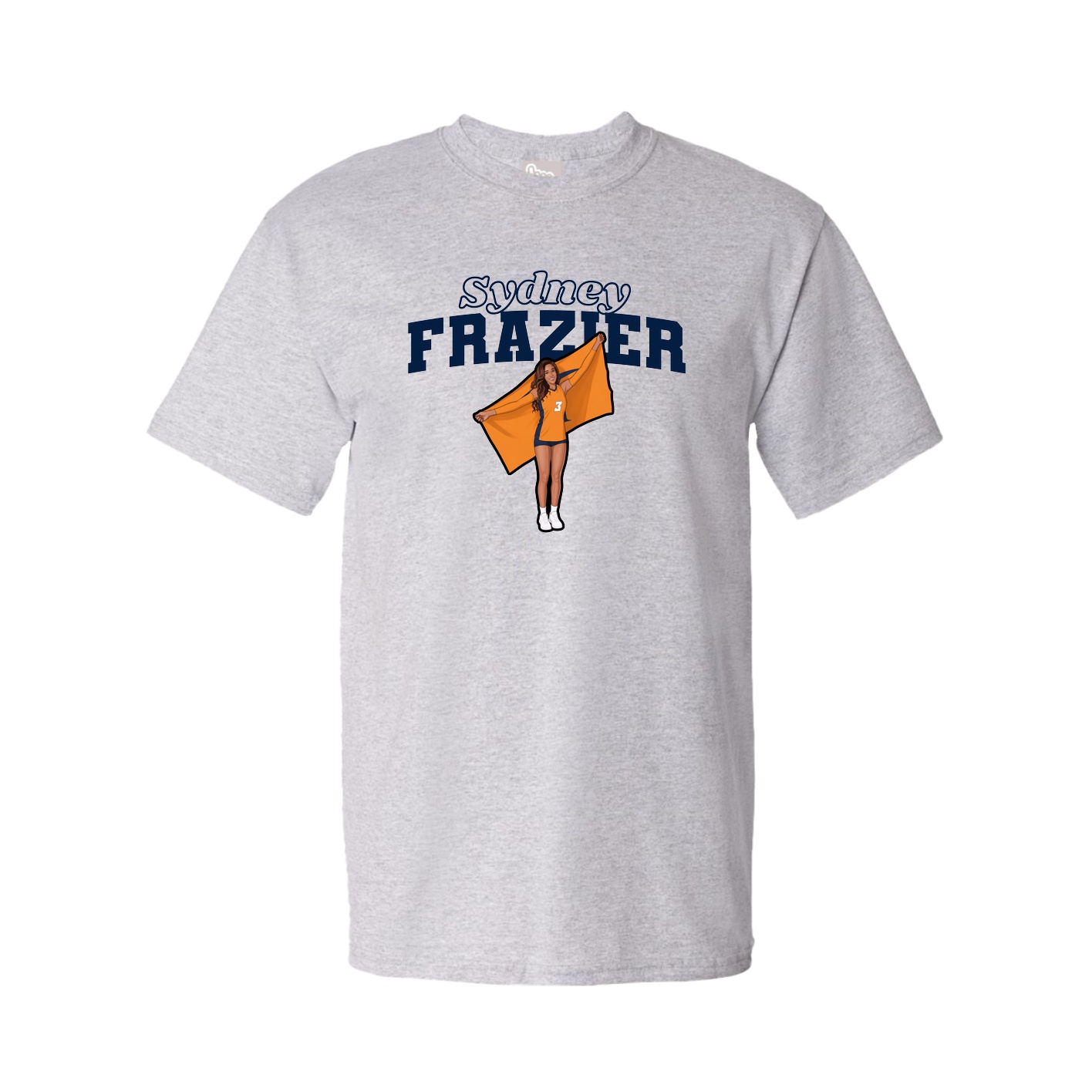 Youth Tee — Name Arch in Grey